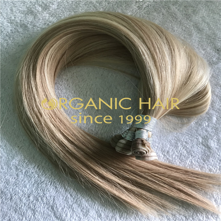 Organic new flat weft extension no shedding H213